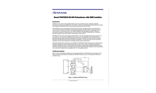 Steigern Sie Profibus RS-485 Robustheit mit GMR-Isolation