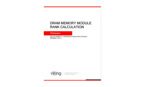 Rangberechnung des Dram -Speichermoduls