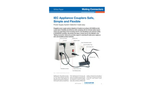 IEC -Appliance -Kuppler sicher, einfach und flexibel