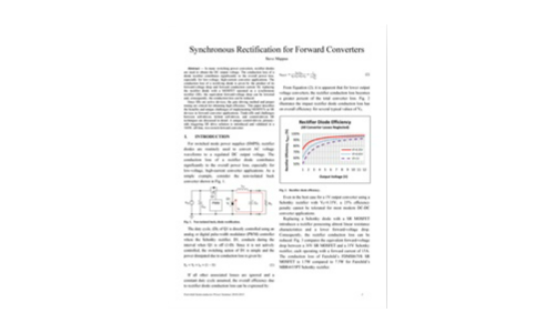 Synchronität für Vorwärtswandler synchron